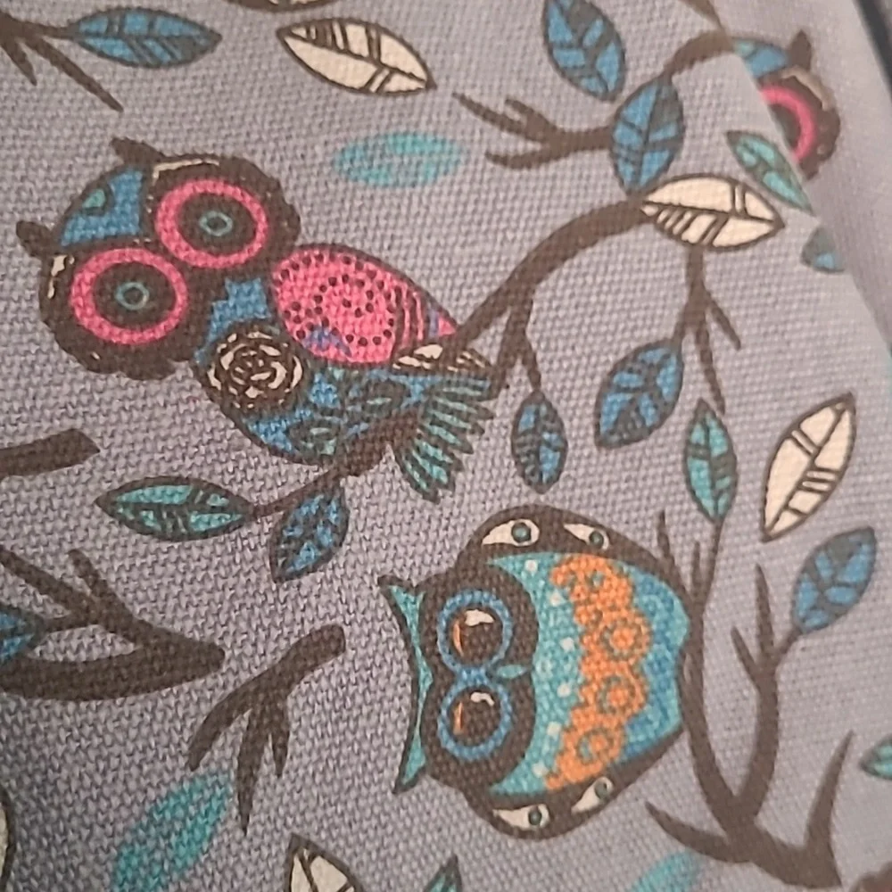 UnionBay colorful geometric fun owl full size backpack travel bag